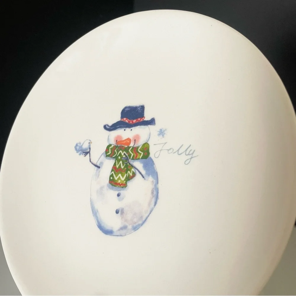 SET of 4 Holiday Appetizer Plates by Pier 1